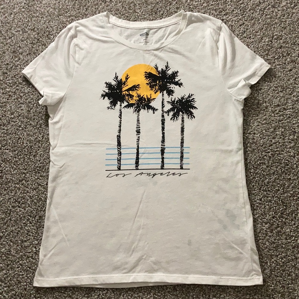 Los Angeles white tshirt.